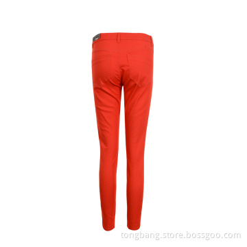 Custom Women's Cropped Woven Stretch Pants